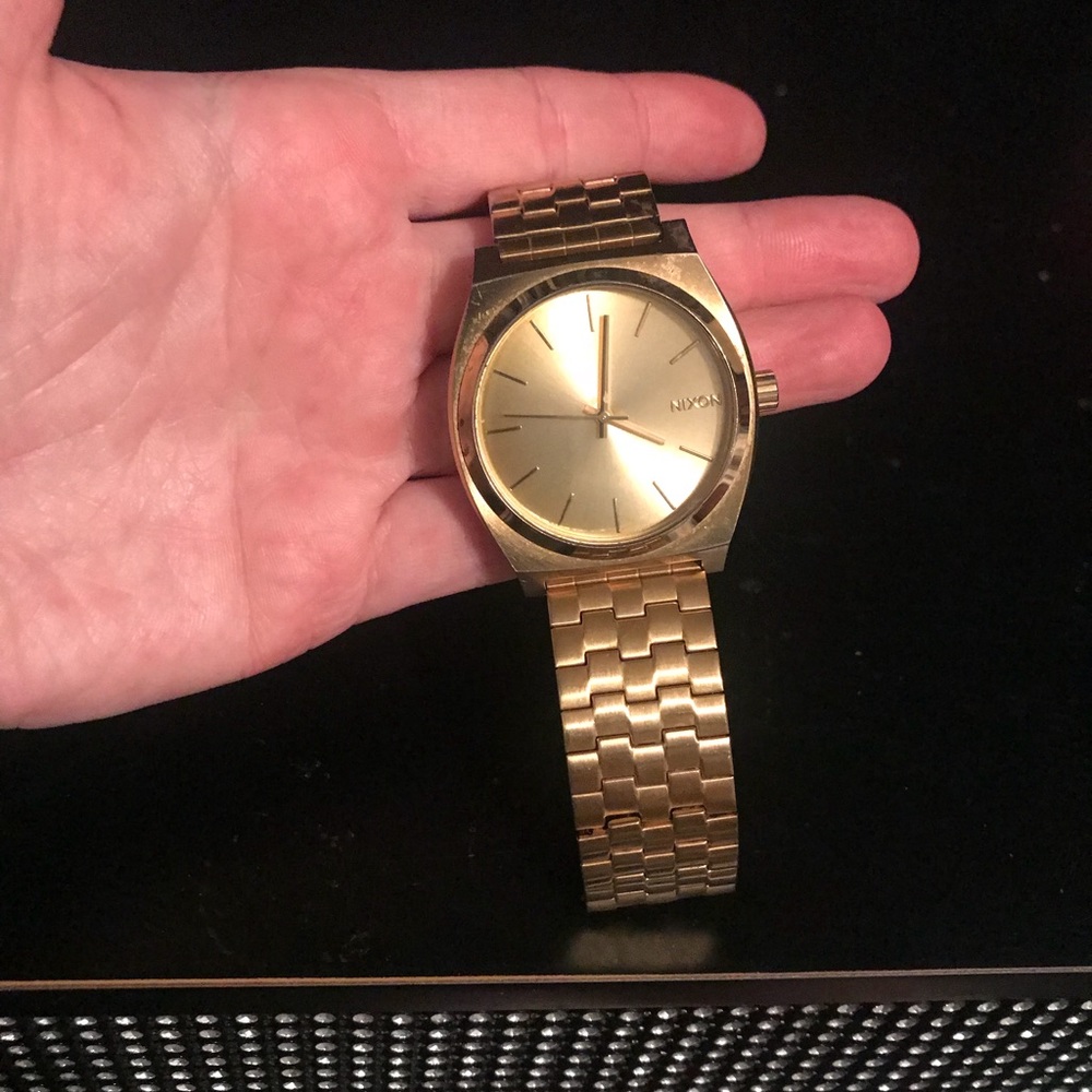 Gold Nixon watch